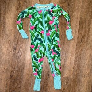 Little Sleepies Tropical Flamingo Kids Footie